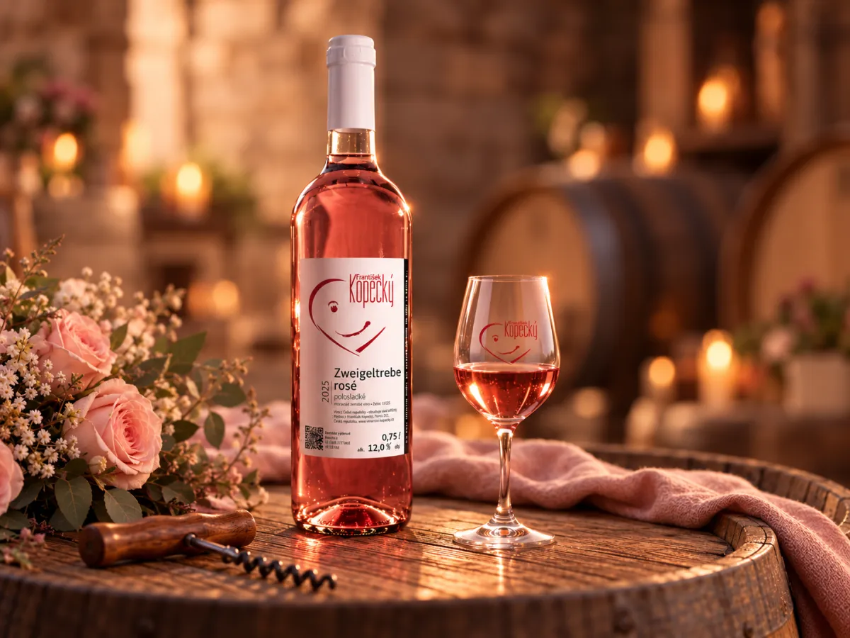 Láhev vína Zweigeltrebe rosé 2025